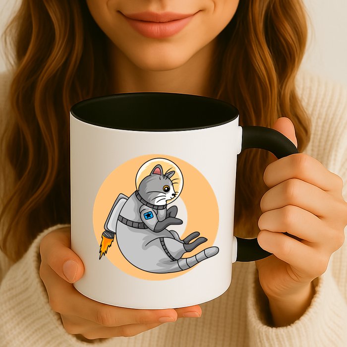 Astronaut Cat Mug