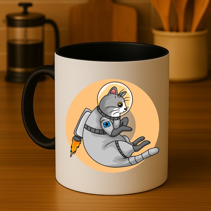 Astronaut Cat Mug