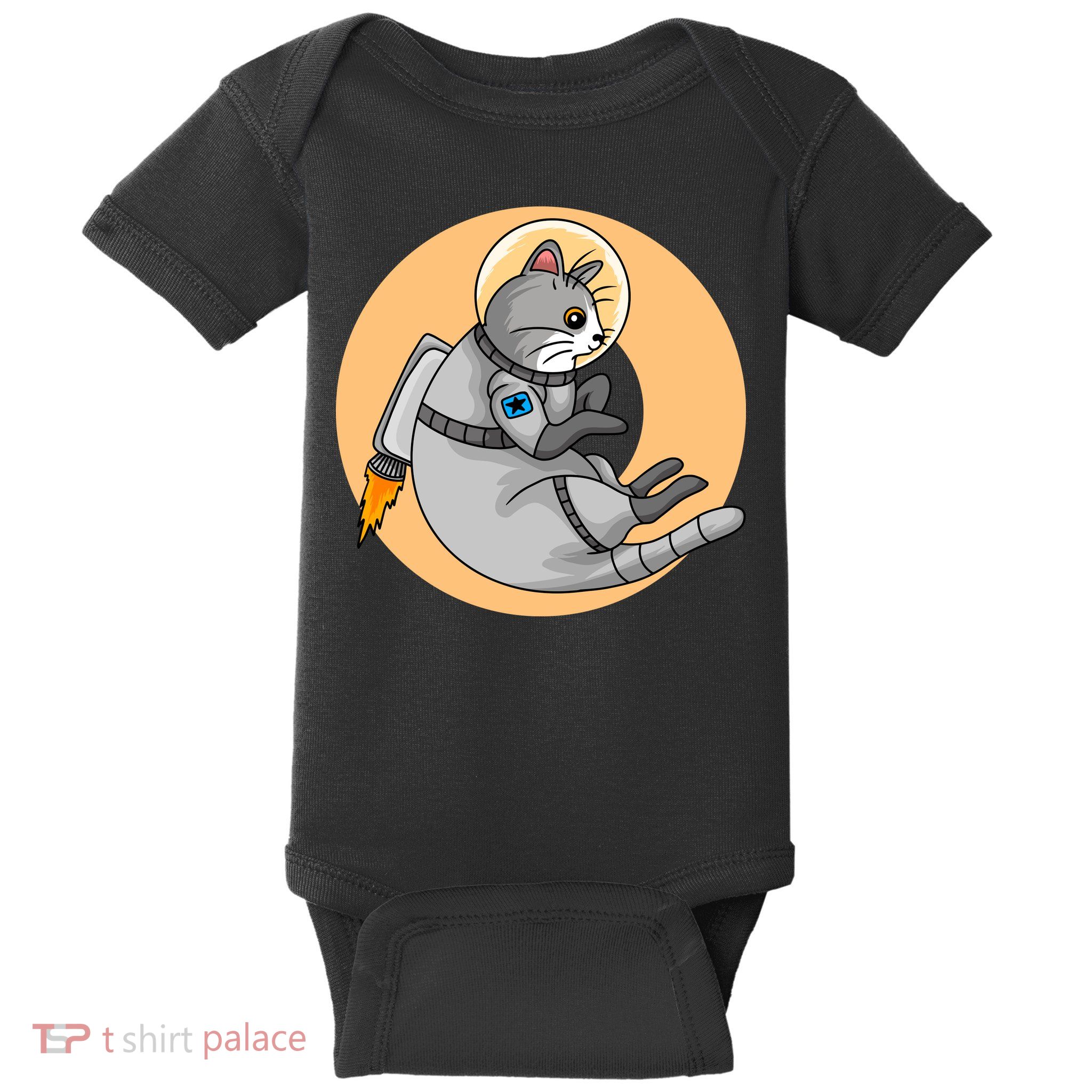 Astronaut Cat Baby Bodysuit