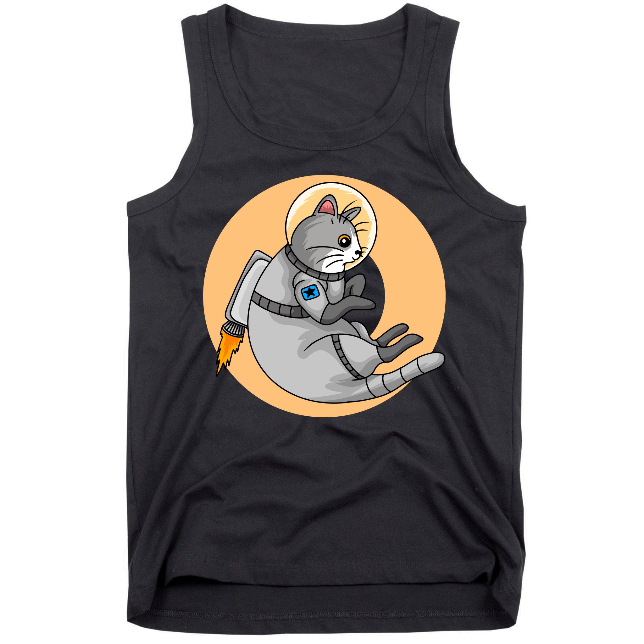 Astronaut Cat Tank Top