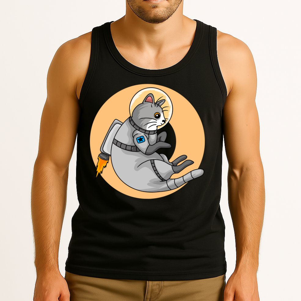 Astronaut Cat Tank Top