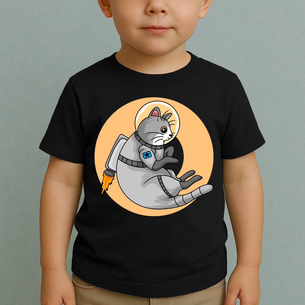 Astronaut Cat Toddler T-Shirt
