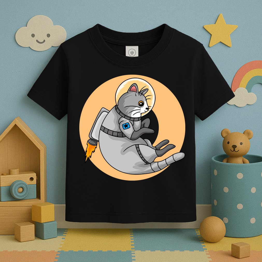 Astronaut Cat Toddler T-Shirt