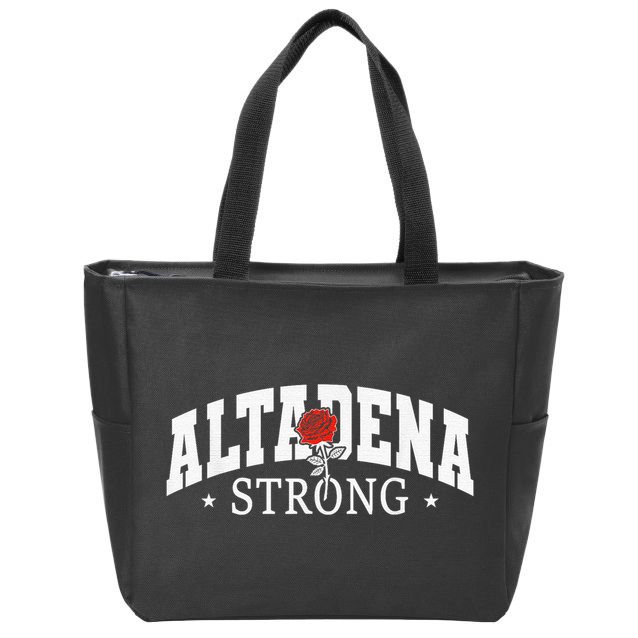 Altadena California Altadena Strong Zip Tote Bag