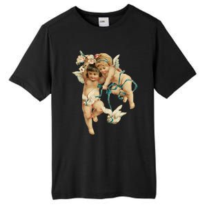 Angelic Cherubs And Doves Cute Gift Tall Fusion ChromaSoft Performance T-Shirt