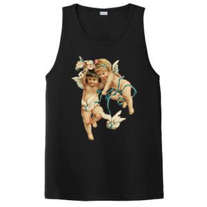 Angelic Cherubs And Doves Cute Gift PosiCharge Competitor Tank