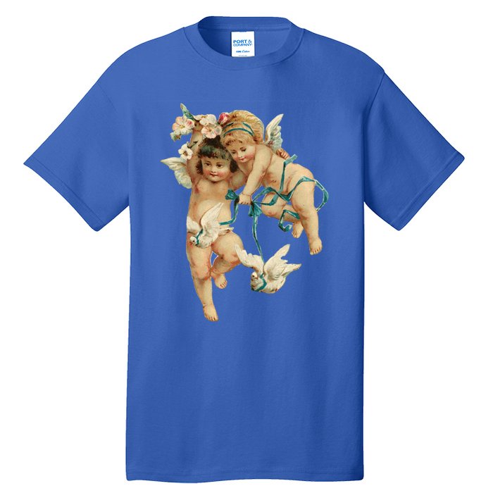 Angelic Cherubs And Doves Cute Gift Tall T-Shirt