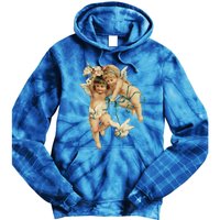 Angelic Cherubs And Doves Cute Gift Tie Dye Hoodie