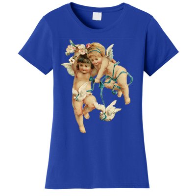 Angelic Cherubs And Doves Cute Gift Women's T-Shirt