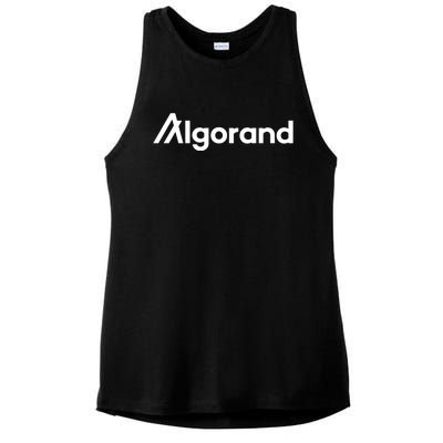 Algorand Cryptocurrency Ladies PosiCharge Tri-Blend Wicking Tank