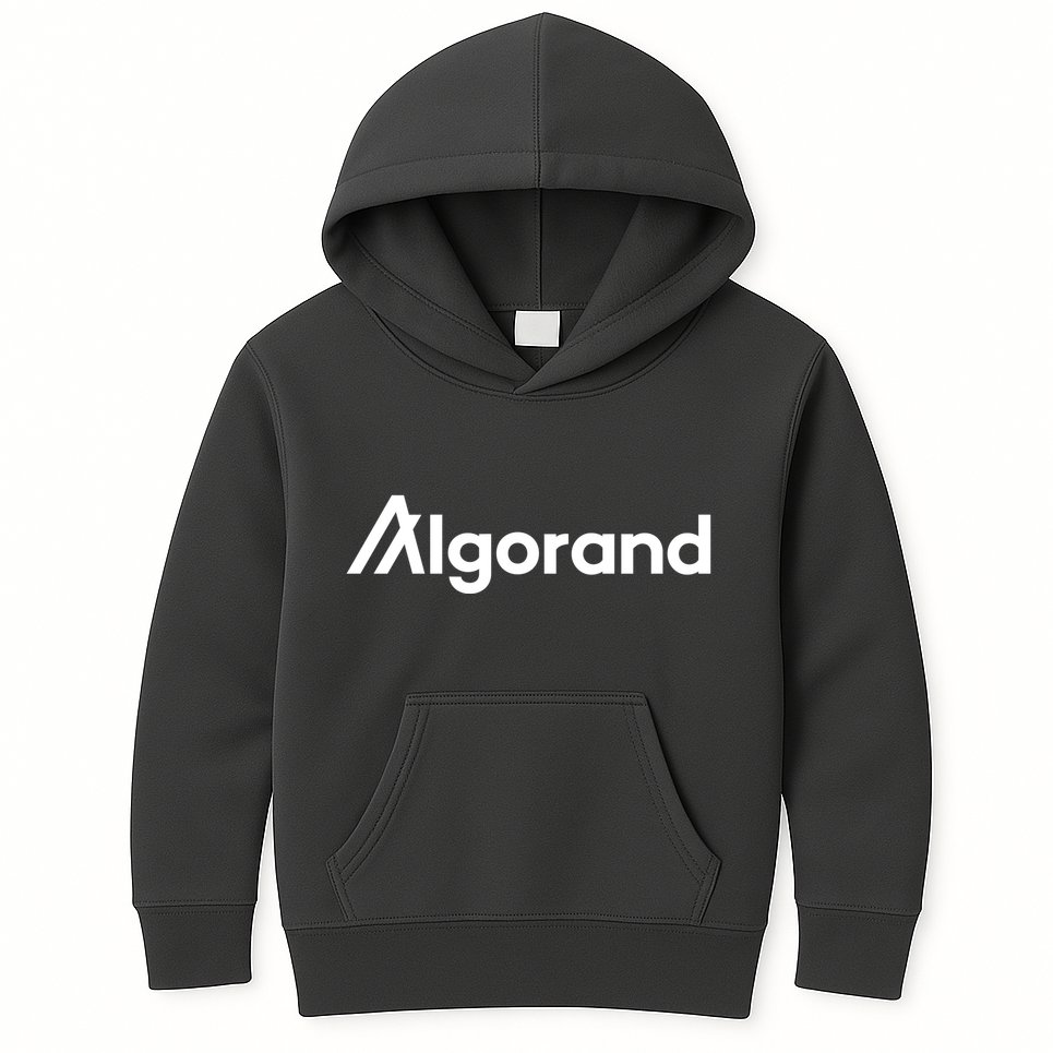 Algorand Cryptocurrency Kids Hoodie