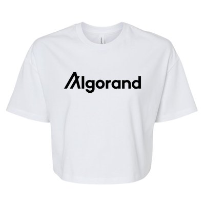 Algorand Cryptocurrency Bella+Canvas Jersey Crop Tee