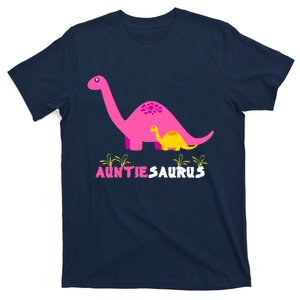 Auntiesaurus Cute Auntie Saurus Dinosaur Aunt Matching T-Shirt