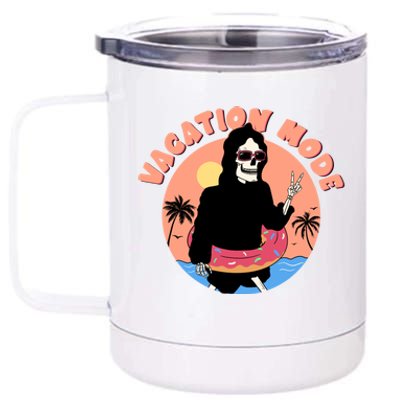 Alternative Clothes Aesthetic Goth Meaningful Gift Vacation Mode Gift 12 oz Stainless Steel Tumbler Cup