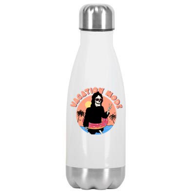 Alternative Clothes Aesthetic Goth Meaningful Gift Vacation Mode Gift Stainless Steel Insulated Water Bottle