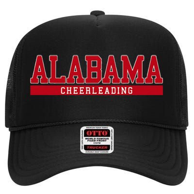 Alabama Cheerleading High Crown Mesh Back Trucker Hat