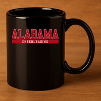 Alabama Cheerleading 11oz C Handle Ceramic Mug