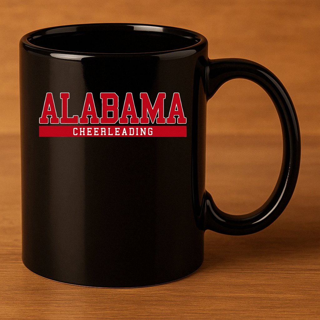 Alabama Cheerleading 11oz C Handle Ceramic Mug