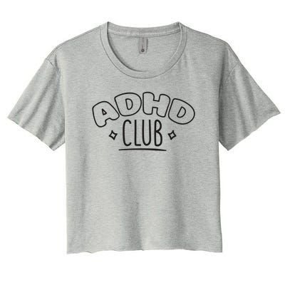 ADHD CLUB Women's Crop Top Tee