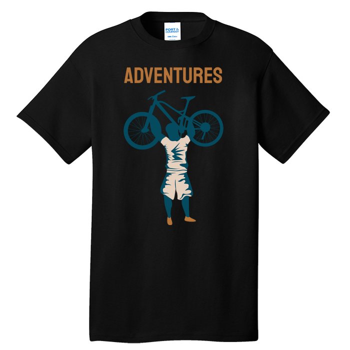 Adventures Cycling Tall T-Shirt