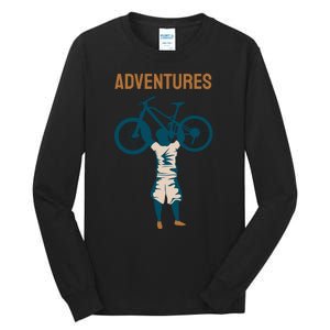 Adventures Cycling Tall Long Sleeve T-Shirt