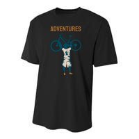 Adventures Cycling Youth Performance Sprint T-Shirt