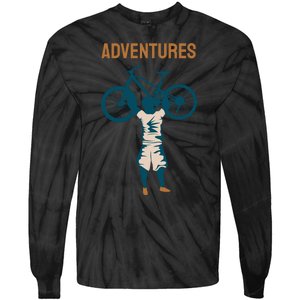 Adventures Cycling Tie-Dye Long Sleeve Shirt