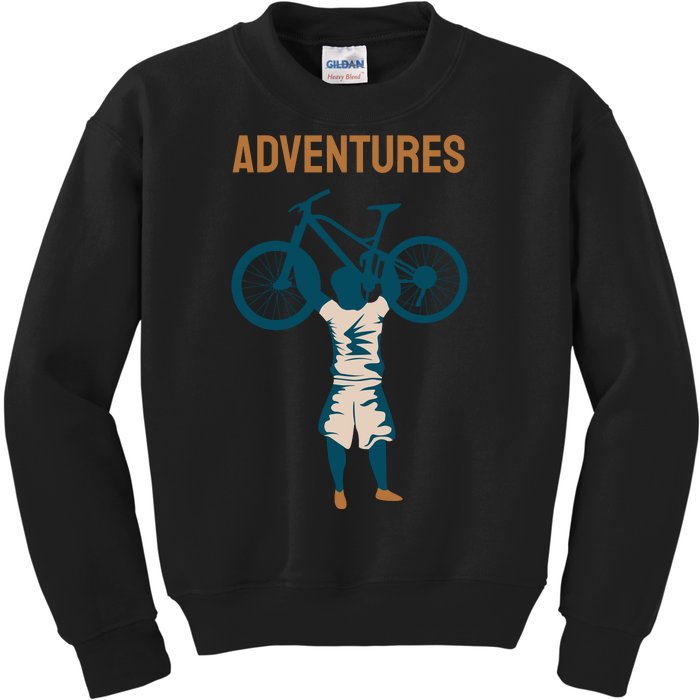 Adventures Cycling Kids Sweatshirt