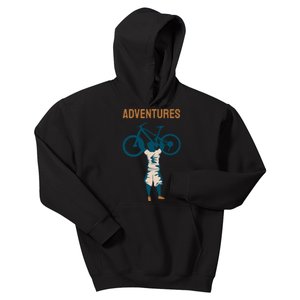 Adventures Cycling Kids Hoodie