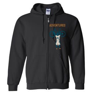 Adventures Cycling Full Zip Hoodie