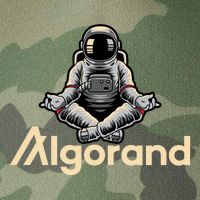 Algorand Crypto Astronaut Legacy Tie Dye Trucker Hat
