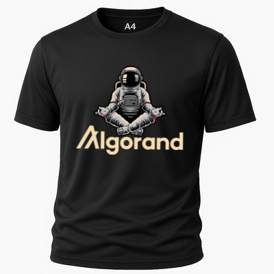 Algorand Crypto Astronaut Cooling Performance Crew T-Shirt