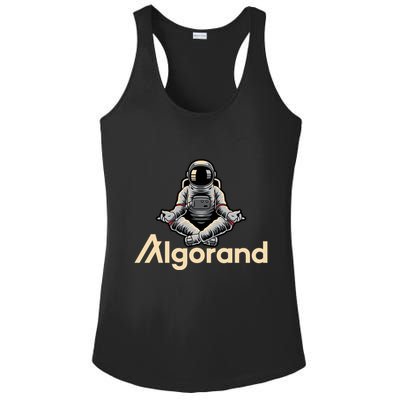 Algorand Crypto Astronaut Ladies PosiCharge Competitor Racerback Tank