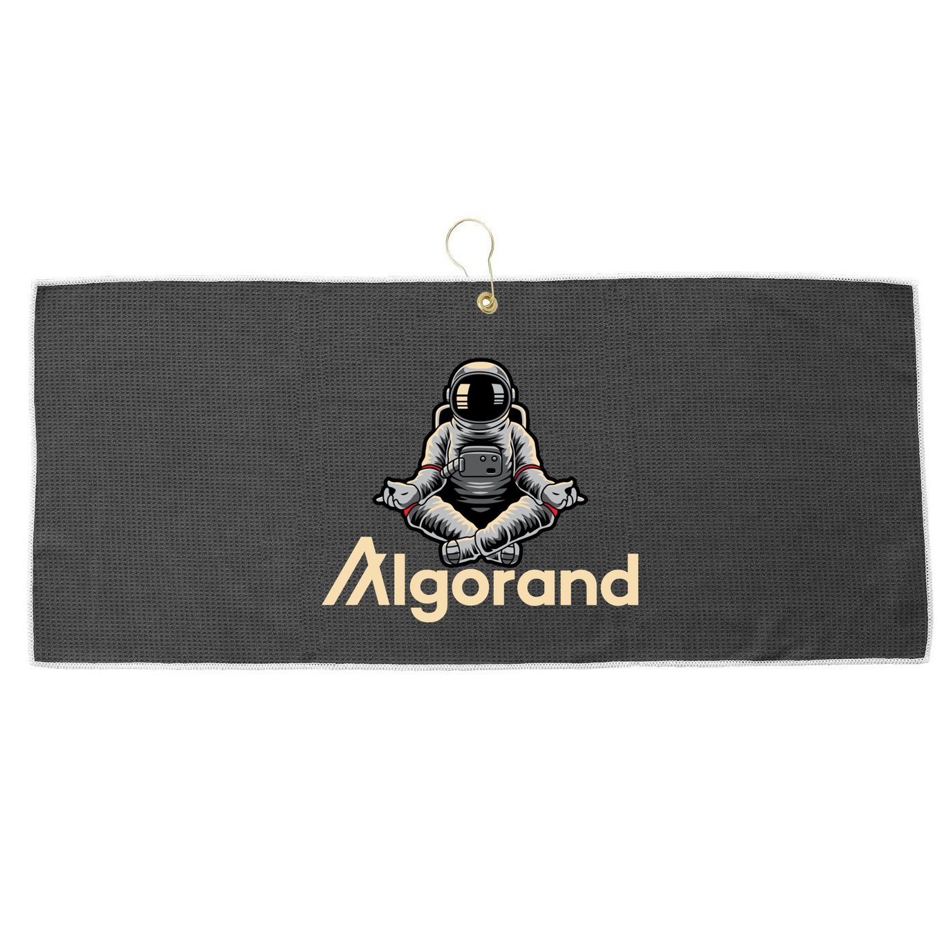 Algorand Crypto Astronaut Large Microfiber Waffle Golf Towel