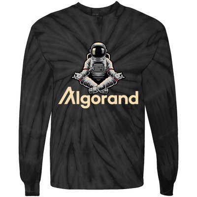 Algorand Crypto Astronaut Tie-Dye Long Sleeve Shirt