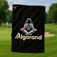 Algorand Crypto Astronaut Golf Towel
