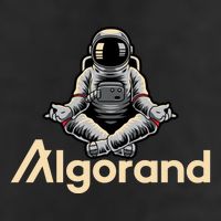 Algorand Crypto Astronaut Golf Towel