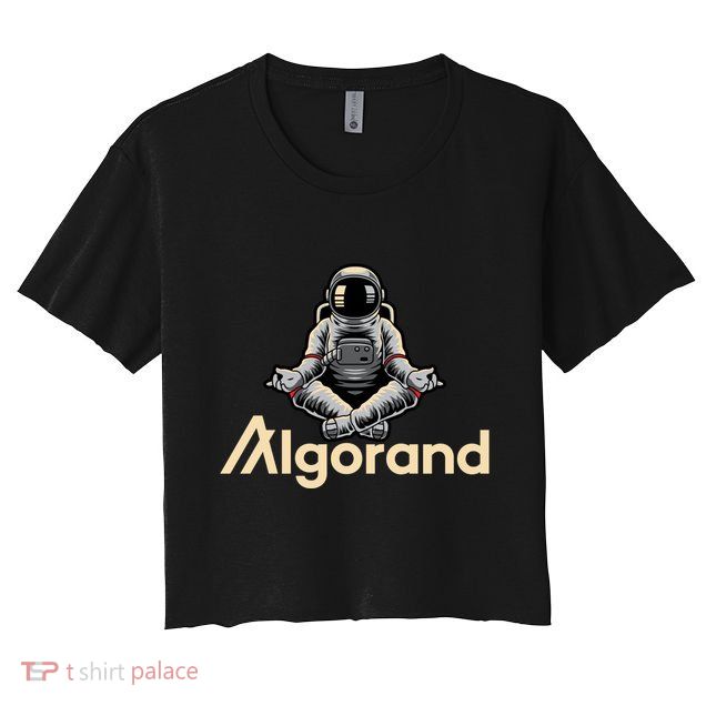 Algorand Crypto Astronaut Crop Top