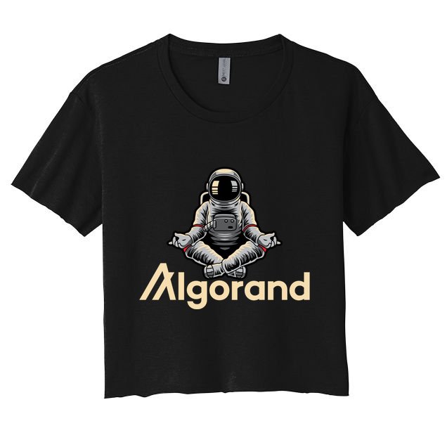 Algorand Crypto Astronaut Crop Top