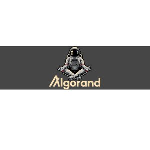 Algorand Crypto Astronaut Bumper Sticker