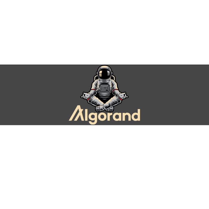 Algorand Crypto Astronaut Bumper Sticker