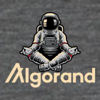 Algorand Crypto Astronaut 7-Panel Snapback Hat
