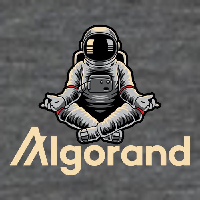 Algorand Crypto Astronaut 7-Panel Snapback Hat