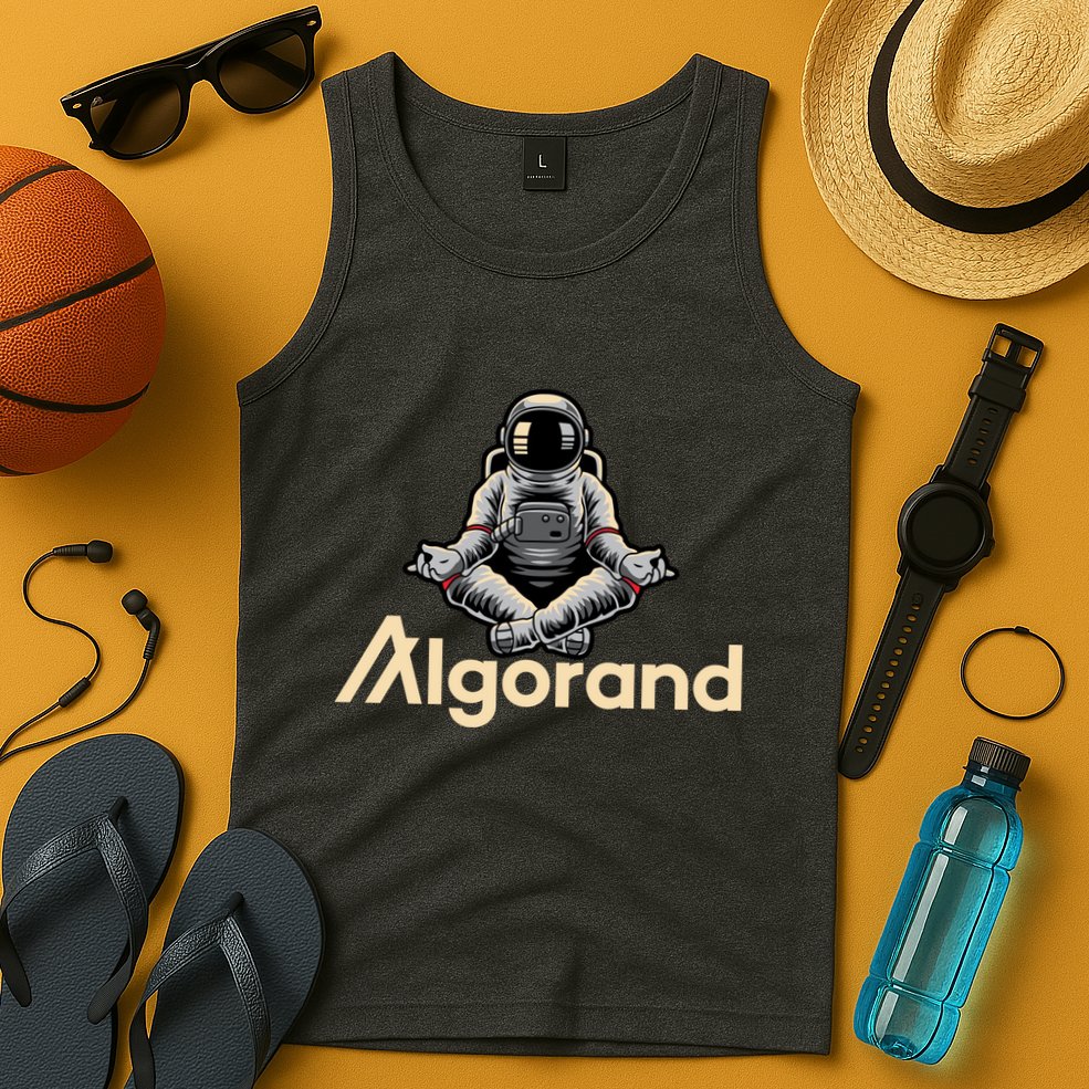 Algorand Crypto Astronaut Tank Top