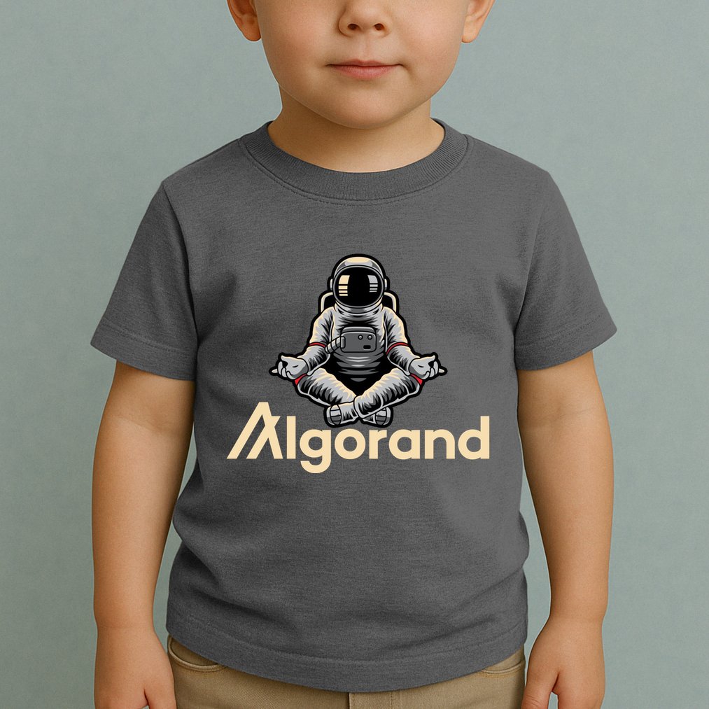 Algorand Crypto Astronaut Toddler T-Shirt