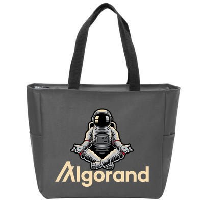 Algorand Crypto Astronaut Zip Tote Bag
