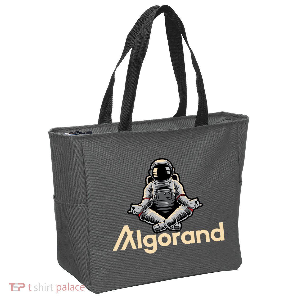 Algorand Crypto Astronaut Zip Tote Bag