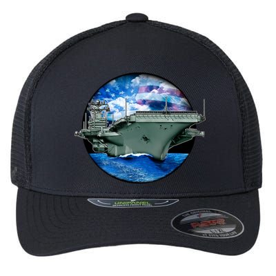 Aircraft Carrier Flexfit Unipanel Trucker Cap
