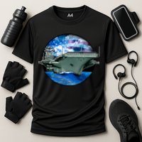 Aircraft Carrier Cooling Performance Crew T-Shirt