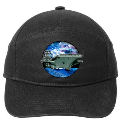 Aircraft Carrier 7-Panel Snapback Hat